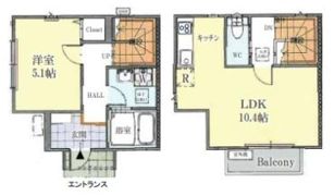 メゾン ドゥ ミシェ Ⅱの間取り画像