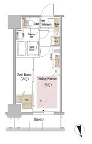 アーバネックス新御徒町の間取り画像