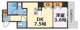 ラグレース天六の間取り画像