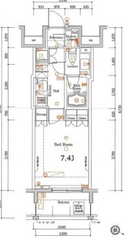 WILL VERT東十条の間取り画像
