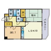 エスポワールドミ藤崎南の間取り画像