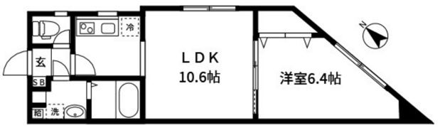コンフィア東日本橋(CONFIA)の間取り画像
