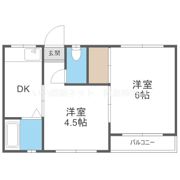 比枝コーポラスの間取り画像