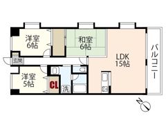 KハイツⅡの間取り画像