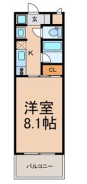 ラシィーヌ吹割の間取り画像