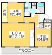 ヴィラナリー屋島6号棟の間取り画像