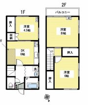 善福寺3丁目テラスハウスの間取り画像