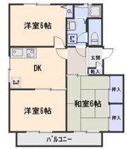 ディアスUの間取り画像