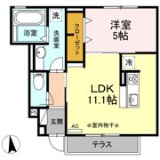 フロイデ山崎の間取り画像