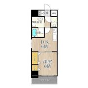 CITY SPIRE難波南の間取り画像