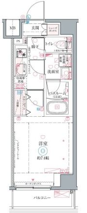 クレヴィスタ高砂Ⅱの間取り画像
