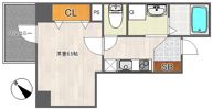 レクシア天神橋の間取り画像
