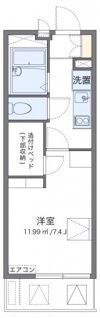 レオパレスエクセランの間取り画像