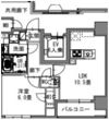 S-RESIDENCE新御徒町Eastの間取り画像