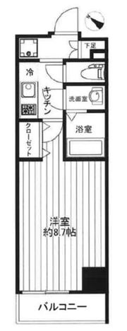 CREALpremier八丁堀の間取り画像