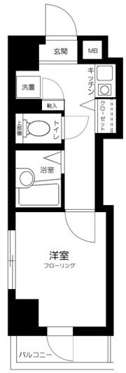 プレール東池袋の間取り画像