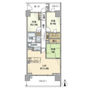 アデニウムコート木場公園の間取り画像