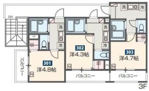 メルディア西新井栄町の間取り画像