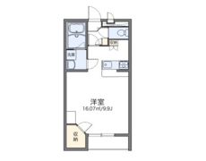 レオパレスパル北方Ⅱの間取り画像