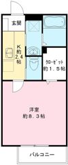 サンライフタカクワ Bの間取り画像