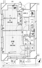 メインステージ川崎Ⅶアイディアルの間取り画像