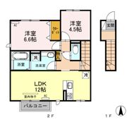 D-room中原町の間取り画像