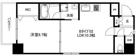 高栄京町ﾏﾝｼｮﾝの間取り画像