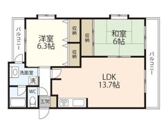サンリバーの間取り画像