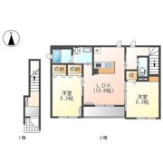 ヴィラ田中Aの間取り画像