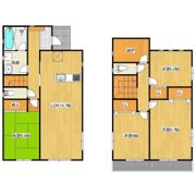 平井戸建の間取り画像
