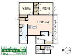メゾンm.m.mの間取り画像