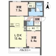 べレオ東町の間取り画像