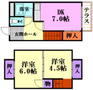 グリーンコートの間取り画像