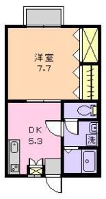 ハイツ里里の間取り画像