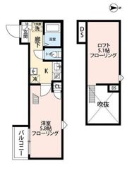 グランクオール芝中田の間取り画像