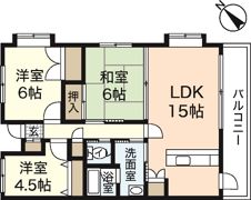 レジデンス大町西館の間取り画像