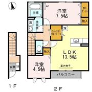 モダンコート鳴下 A棟の間取り画像