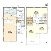 4087志木市柏町20期6棟5号棟の間取り画像