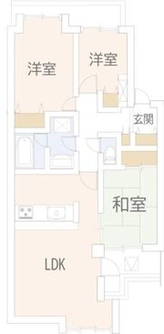 リズ市川平田の間取り画像
