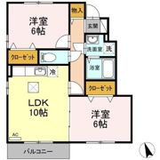 グランドソレーユⅡ A棟の間取り画像