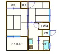 藤和ハイツの間取り画像