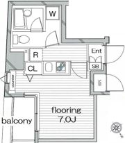 グランヴァンデュヴェール東京の間取り画像