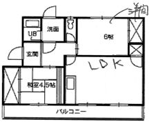 コンフォール操風の間取り画像