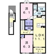 コントレイル Ⅰの間取り画像