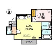 エレノア若竹A棟の間取り画像