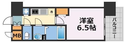 プレサンス谷町七丁目の間取り画像