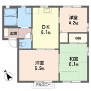 メゾン喜多川 A棟の間取り画像