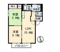 シャーメゾン八万 2番館の間取り画像