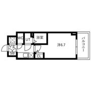 IW RESIDENCE大阪CREST TAPPの間取り画像