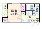 フジパレス大和田Ⅴ番館の間取り画像